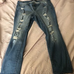 Torrid size 20R boyfriend distressed jeans